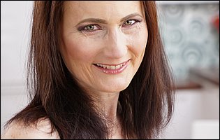 Grandma strips off her sexy lingerie