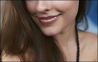 Pretty brunette Lorena Garcia loves posing naked for camera